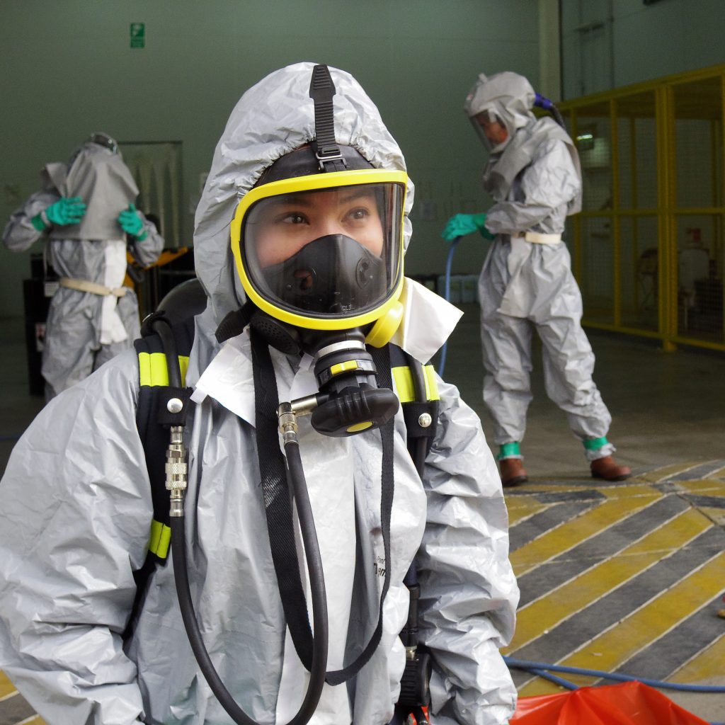 Emergency Team Ready to Perform Feces and Urine Cleanup