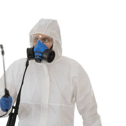 A Man in Personal Protective Equipment.