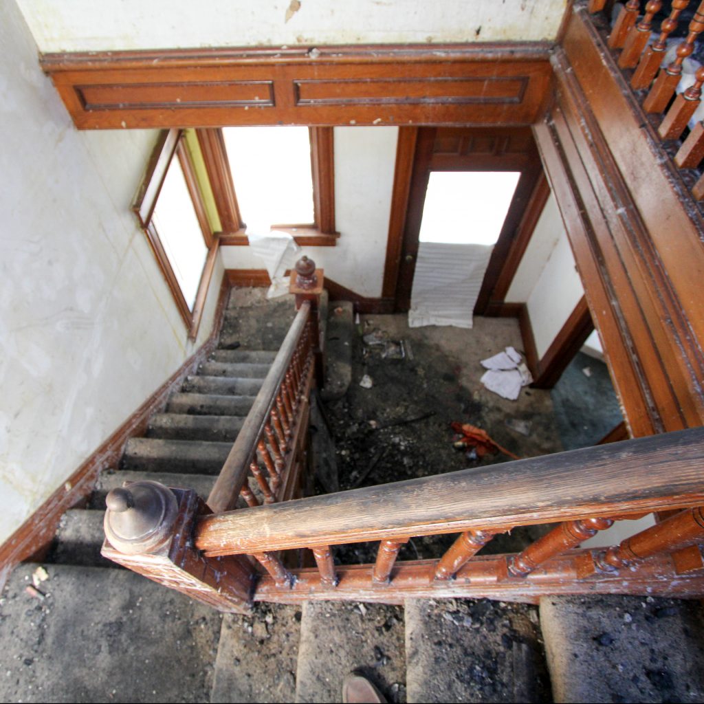 Home That Needs Fire Restoration
