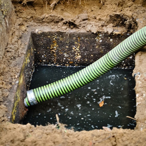 septic system in need of cleaning